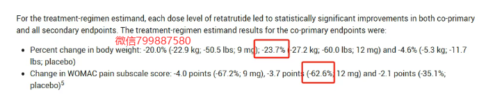 retatrutide瑞他鲁肽新一代减肥针:体重可以减掉接近1/4